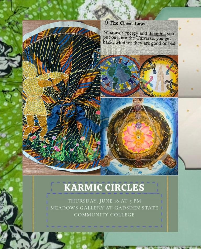 Nanda Patel Unveils “Karmic Circles” Exhibition at Meadows Art Gallery